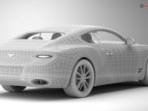 bentley continental gt 2018 3D Model