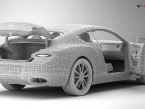 bentley continental gt 2018 3D Model