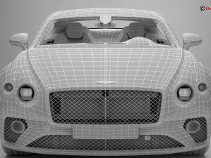 bentley continental gt 2018 3D Model