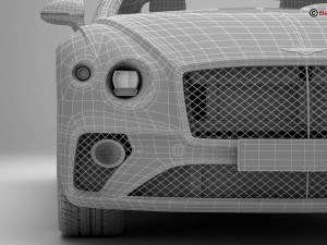 bentley continental gt 2018 3D Model