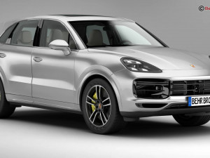 porsche cayenne turbo 2018 3D Model