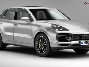 porsche cayenne turbo 2018 3D Model