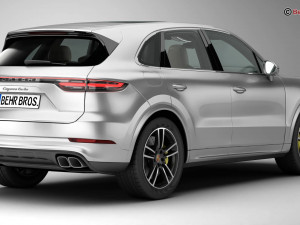 porsche cayenne turbo 2018 3D Model