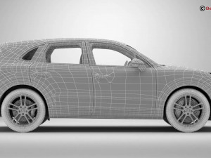 porsche cayenne turbo 2018 3D Model