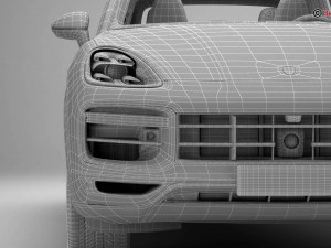 porsche cayenne turbo 2018 3D Model