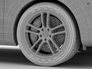 porsche cayenne turbo 2018 3D Model