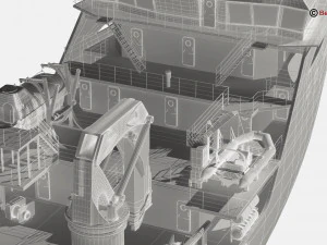 generic support vessel 3D Model