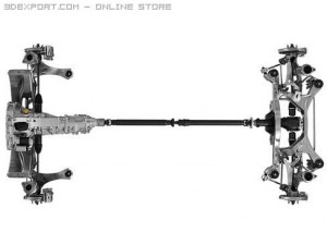 undercarriage 3D-Modell