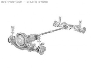 undercarriage 3D-Modell