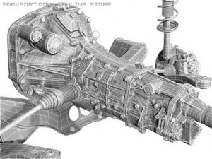 undercarriage 3D-Modell
