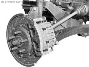 undercarriage 3D-Modell