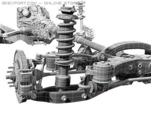 undercarriage 3D-Modell