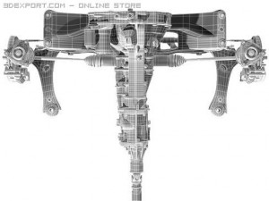 undercarriage 3D-Modell