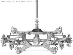 undercarriage 3D-Modell