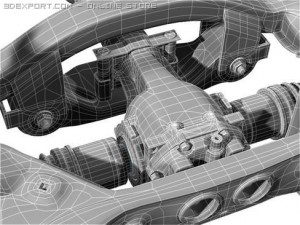 undercarriage 3D-Modell