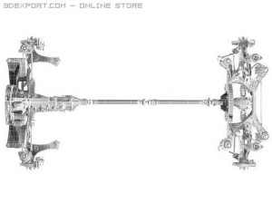 undercarriage 3D-Modell