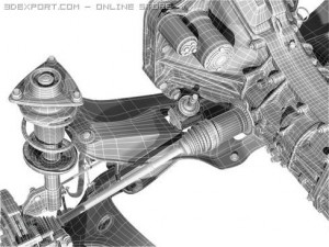 undercarriage 3D-Modell