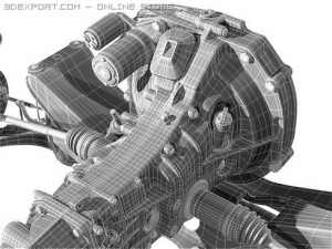 undercarriage 3D-Modell