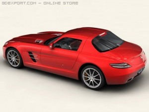 mercedes sls 2011 Modèle 3D