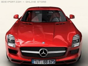 mercedes sls 2011 3D Model