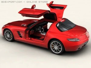 mercedes sls 2011 3D Model