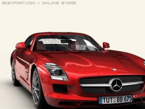 mercedes sls 2011 Modèle 3D