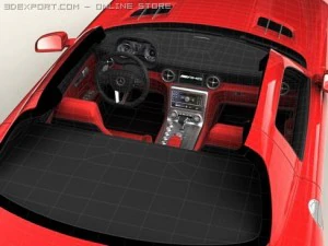 mercedes sls 2011 3D Model