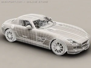 mercedes sls 2011 3D Model