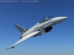 eurofighter typhoon 3D 모델