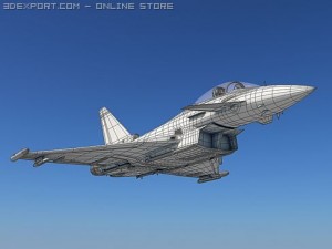 eurofighter typhoon 3D 모델