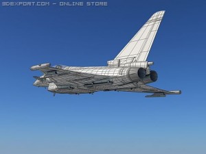 eurofighter typhoon 3D 모델