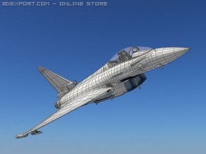 eurofighter typhoon 3D 모델