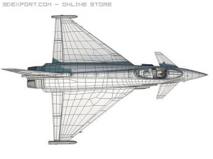 eurofighter typhoon 3D 모델