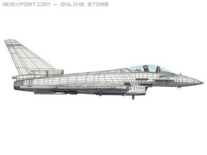 eurofighter typhoon 3D Model