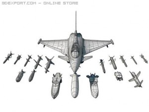 eurofighter typhoon 3D 모델