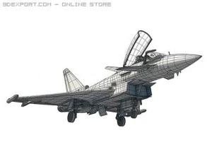 eurofighter typhoon 3D Model