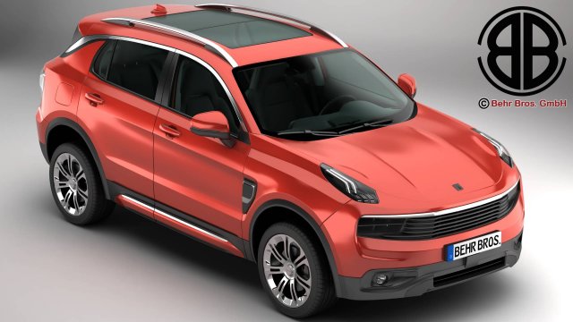 lynk co 01 2018 Modello 3D .c4d .max .obj .3ds .fbx .stl .blend 
