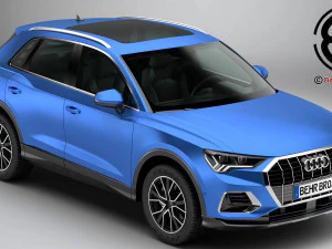 audi q3 2019 Model 3D