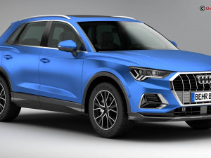 audi q3 2019 3D Model