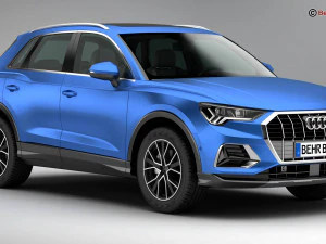 audi q3 2019 3D Model