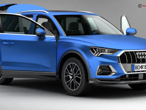 audi q3 2019 3D Model