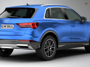 audi q3 2019 3D Model
