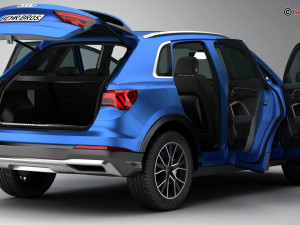 audi q3 2019 3D Model