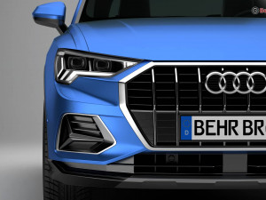 audi q3 2019 3D Model