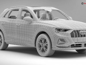 audi q3 2019 3D Model