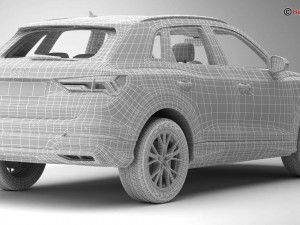 audi q3 2019 3D Model