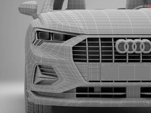 audi q3 2019 3D Model