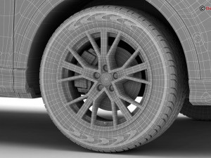 audi q3 2019 3D Model