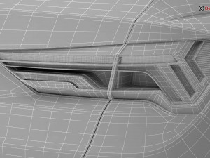 audi q3 2019 3D Model