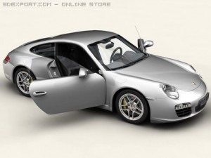 porsche 911 carrera 4s 3D 모델